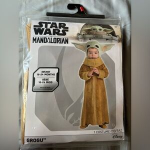 Star Wars Mandalorian Grogu Costume - Tan and Green